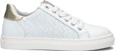 Develab 42638 Lage sneakers - Leren Sneaker - Meisjes - Wit - Maat 35