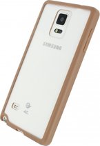 Samsung Galaxy Note4 Hoesje - Rock - Enchanting Serie - Hard Kunststof Backcover - Goud - Hoesje Geschikt Voor Samsung Galaxy Note4