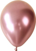 Rosé Chroom Ballonnen (10 stuks / 30 CM)