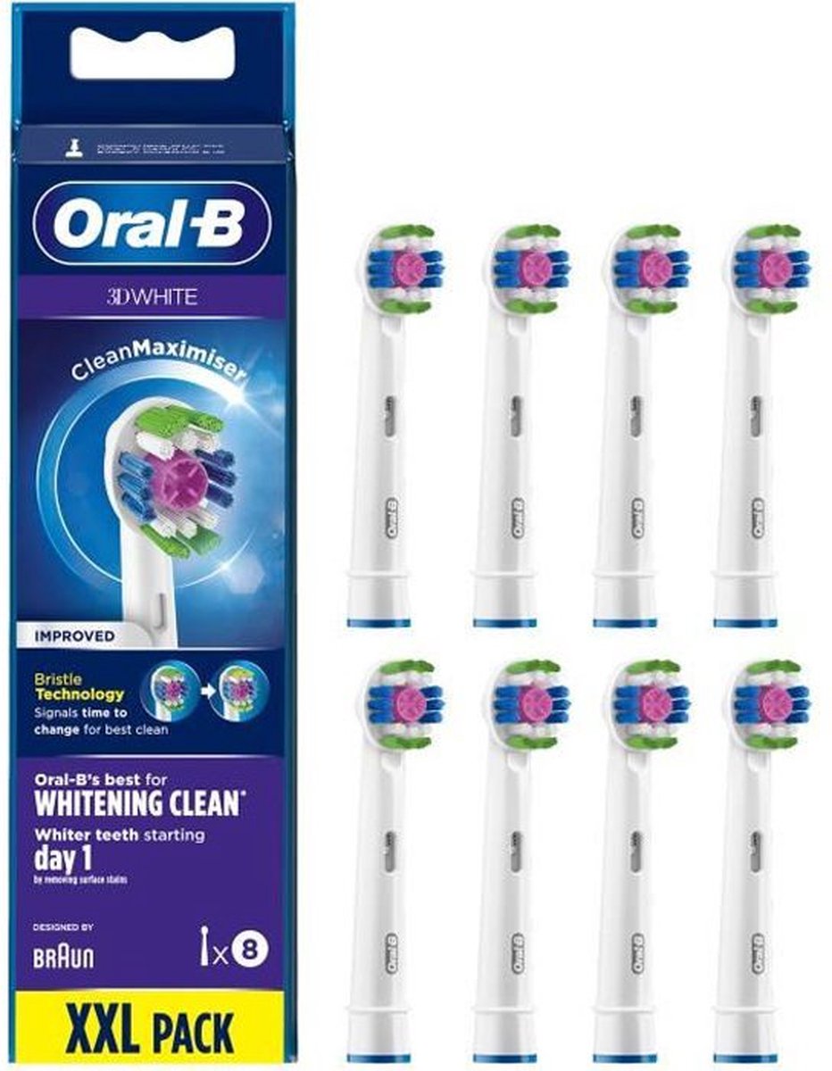 Oral-B 3D White Brossettes - Lot De 8 | bol.com