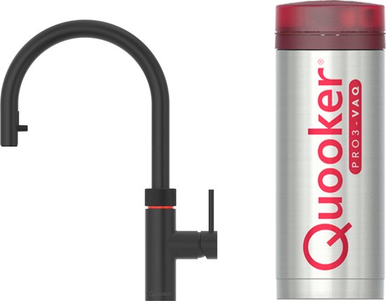 tegenkomen zuigen Waakzaam Quooker Flex Kokendwaterkraan - C uitloop - PRO3 VAQ Reservoir - Zwart |  bol.com