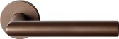 GPF1015.A2-00 Toi deurkruk op ronde rozet Bronze blend, 50x8mm