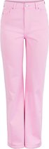Pieces Jeans Pcholly Hw Wide Jeans Pmpk Cp Bc 17127049 Prism Pink Dames Maat - W26 X L30