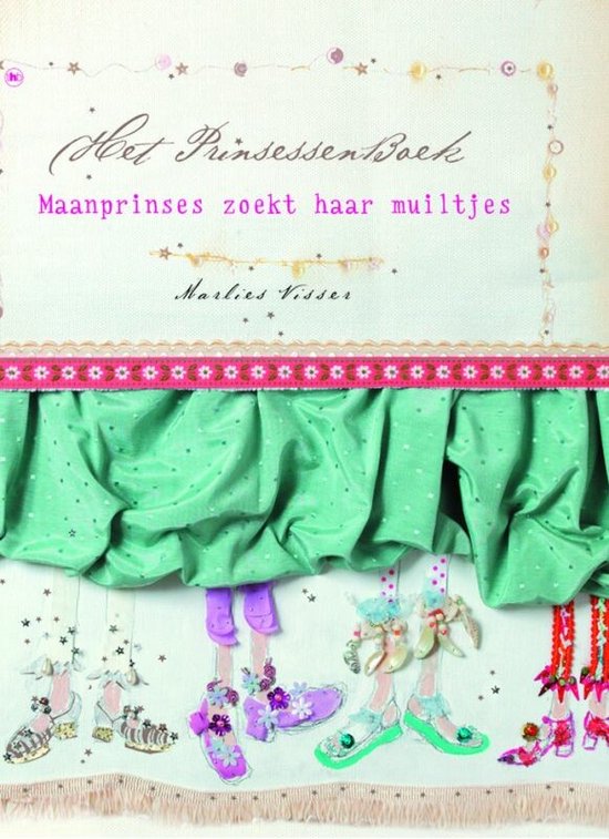 Cover van het boek 'De Maanprinses zoekt haar muiltjes' van M. Visser