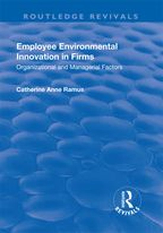 Routledge Revivals - Employee Environmental Innovation in Fi ... - cover
