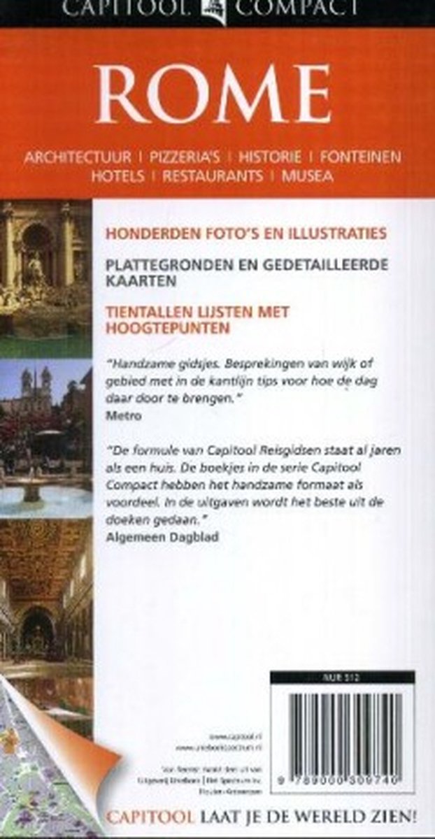 Capitool Compact - Rome, Reid Bramblett | 9789000309740 | Boeken | bol