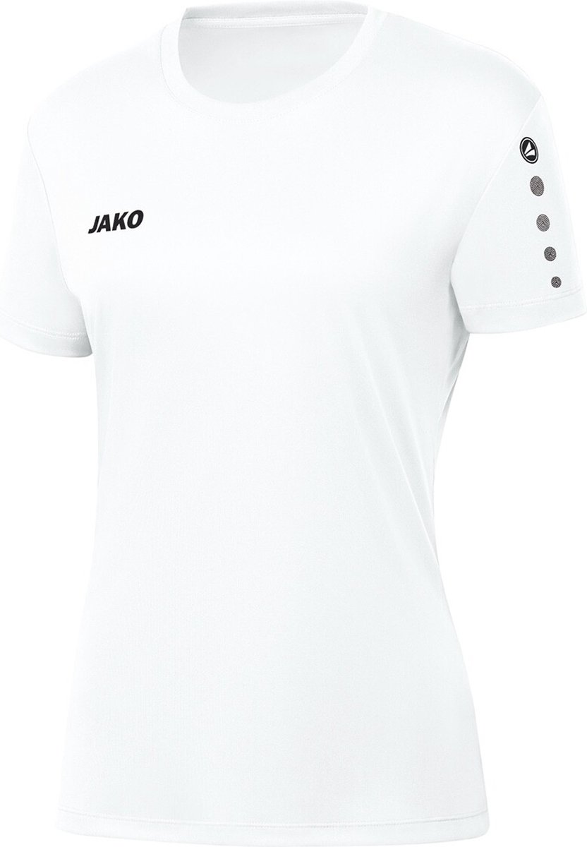 Jako - Jersey Team Women S/S - Shirt Team KM dames - 44 - Wit