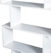 HOMdotCOM Boekenkast met 6 vakken wit 80 x 23 x 192cm