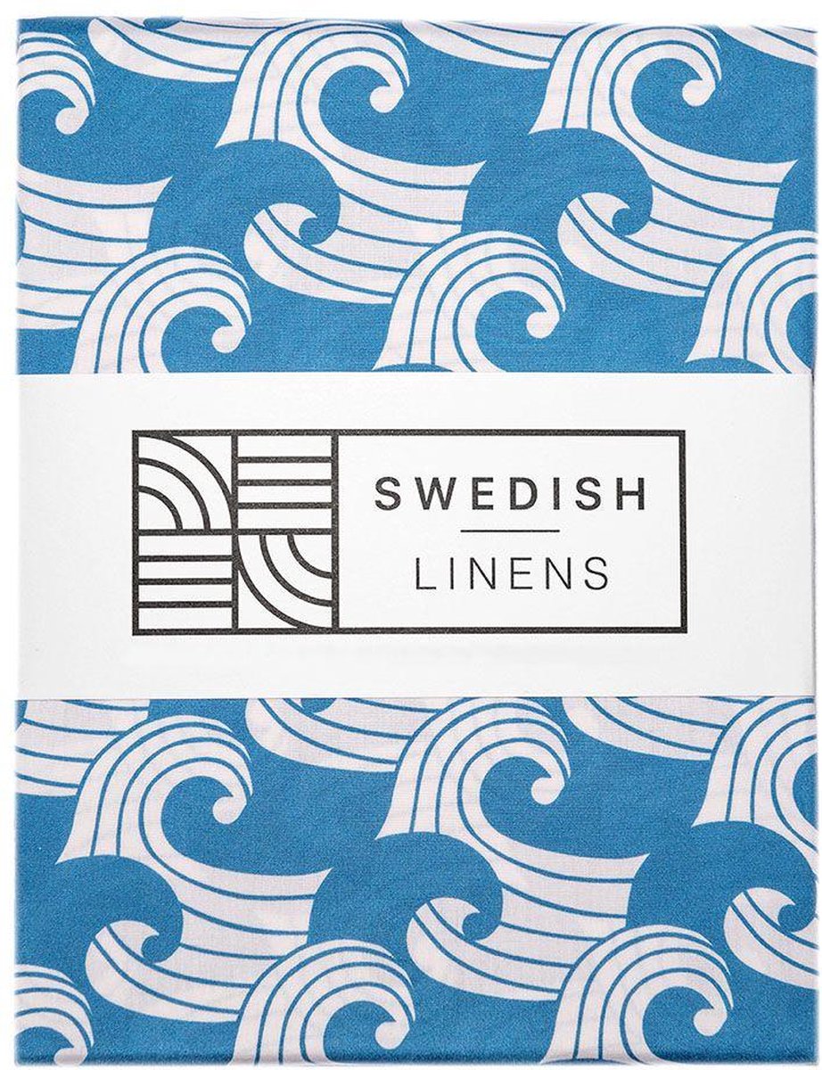 Swedish Linens - Wieg Hoeslaken Waves (40x80cm)
