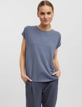 Vero Moda VMLAVA PLAIN SS TOP LUREX STRIP - China  Blue