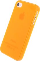 Apple iPhone 4/4s Hoesje - Mobilize - Gelly Serie - TPU Backcover - Oranje - Hoesje Geschikt Voor Apple iPhone 4/4s