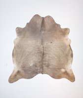 KOELAP Koeienhuid Vloerkleed - Taupe Egaal - 200 x 205 cm - 1004514