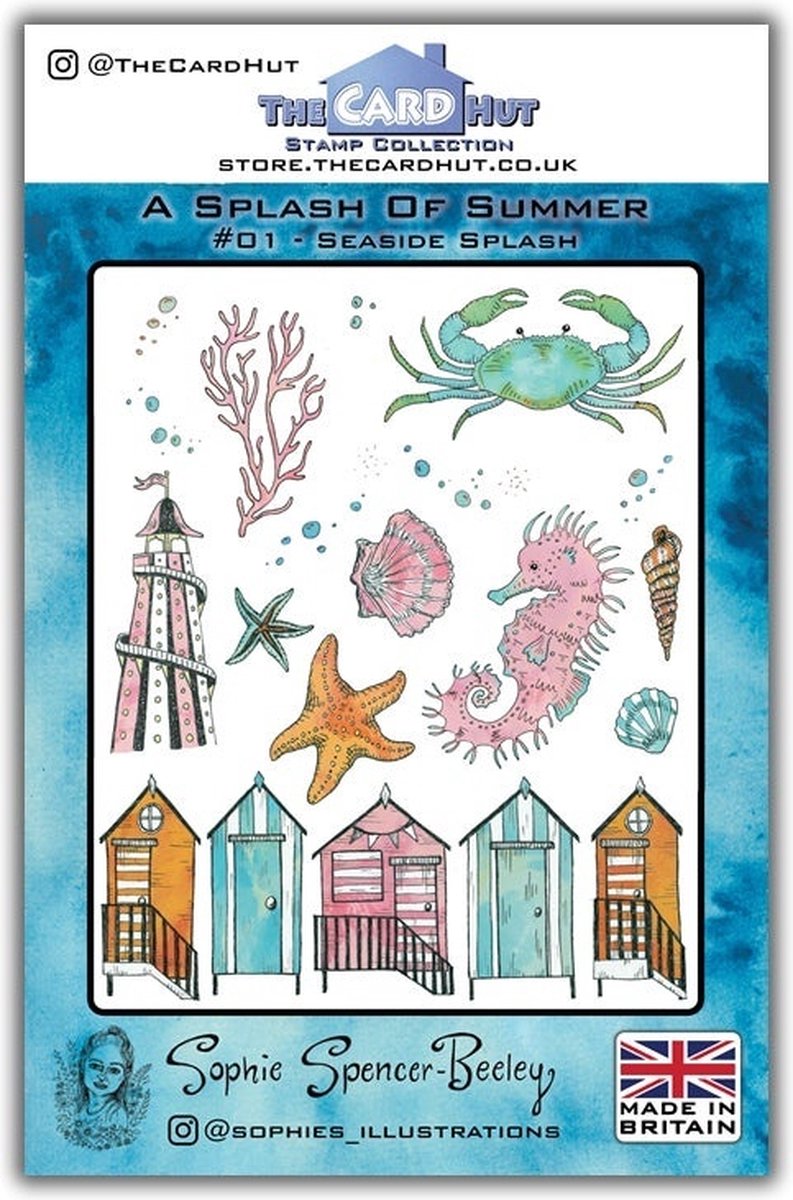 Seaside Splash Clear Stamps (SSB001) (DISCONTINUED)