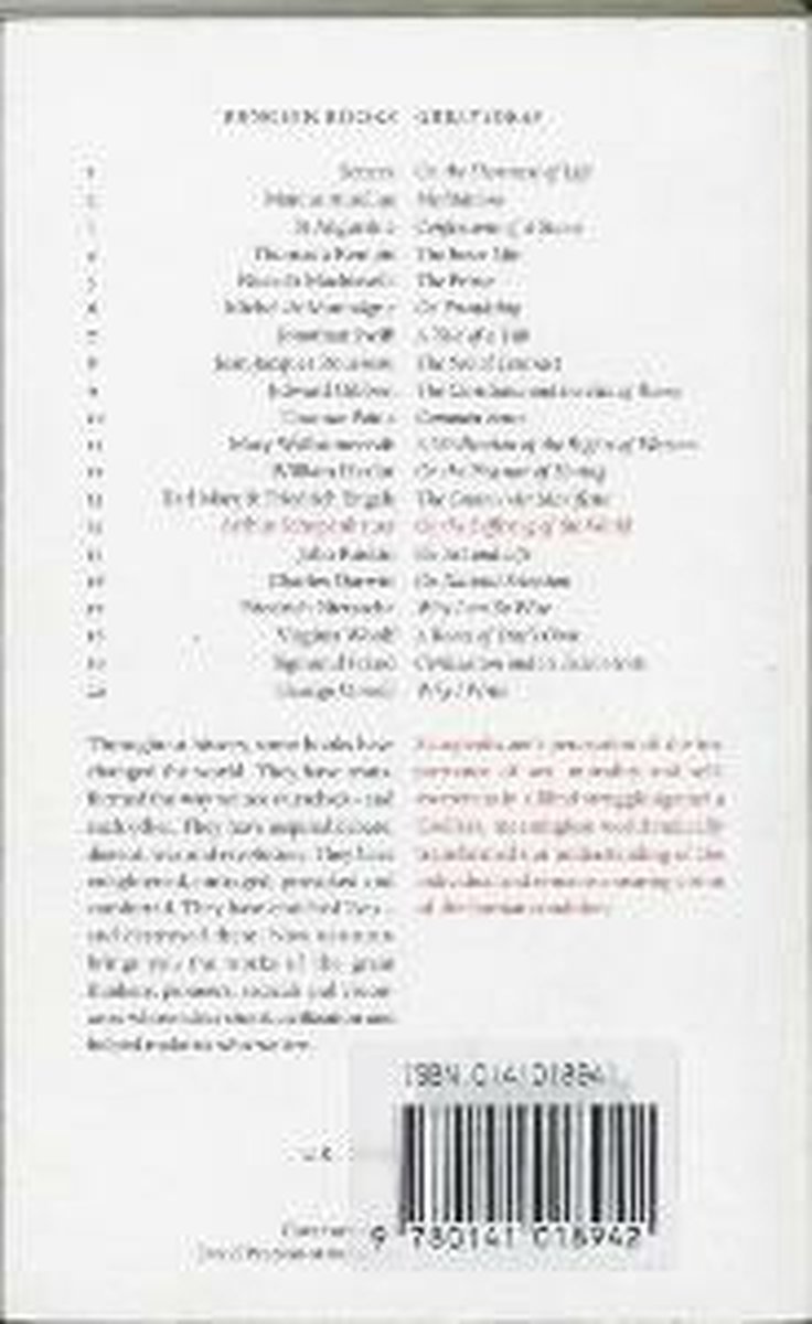 On The Suffering Of The World - back cover