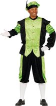 Pieten verkleed kostuum zwart/groen voor heren - Sinterklaas - Pietenpak M