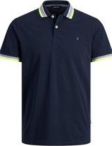 Jack & Jones Poloshirt Jjneon Paulos Ss Polo 12192910 Navy Blazer/solid Mannen Maat - S