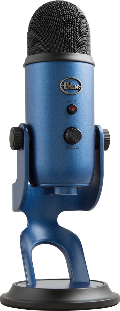 Blue Microphones Yeti - Microfoon - USB - Studiokwaliteit Streaming en Recording - Blauw - Blue Microphones