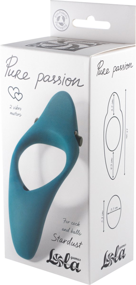 Goedkoopste Vibrerende Flexibele Cockring - Vibrerende bullet penisring - Balzakring - Clitoris stimulatie - 100 Silicone - Pure Passion - Stardust - Groen