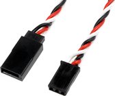 Revtec - Servo verlengkabel - Gedraaide HD siliconen-kabel - Futaba - 22AWG / 60 Strengen - 30cm - 1 st