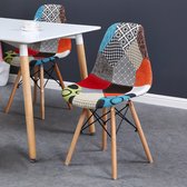 Bohemian Eetkamerstoelen - Set Van 4 - Rood01 - Eetkamerstoel - Woonkamerstoel - Dineerstoelen - Tafelstoelen