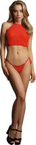 Shots - Le Désir Sexy Strass Top en String - One Size red One Size