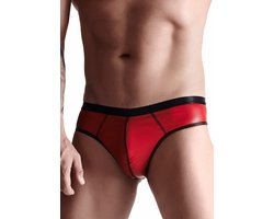 Wetlook Men's brazilian style briefs - Red