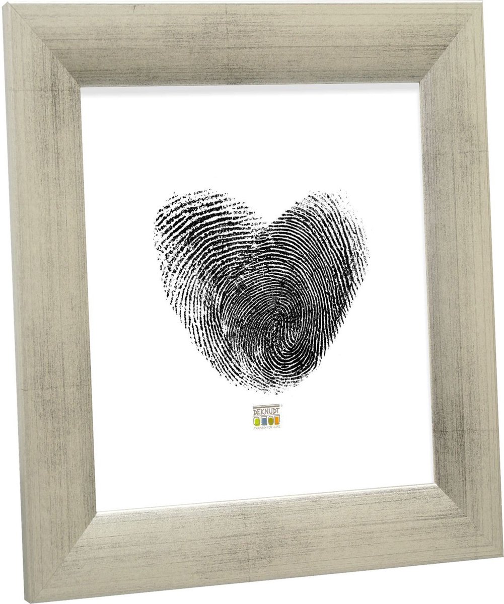 Deknudt Frames fotolijst S53GD7 - zilverkleur - hout - 13x18 cm