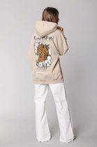 Colourful Rebel Golden Soul Hoodie Beige Dames - Polyester - L