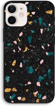 Case Company® - iPhone 12 Pro hoesje - Terrazzo N°10 - 100% Biologisch Afbreekbaar - Duurzaam - Biodegradable Soft Case - Milieuvriendelijke Print op Achterkant - Zwarte Zijkanten - Beschermi