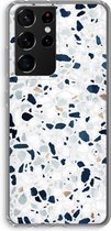 CaseCompany® - Galaxy S21 Ultra hoesje - Terrazzo N°1 - Soft Case / Cover - Bescherming aan alle Kanten - Zijkanten Transparant - Bescherming Over de Schermrand - Back Cover