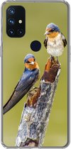 OnePlus Nord N10 5G - Vogels - Branche - Portrait - Coque en Siliconen