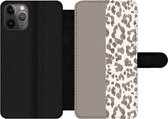 Bookcase Geschikt voor iPhone 11 Pro telefoonhoesje - Vacht - Dieren - Design - Met vakjes - Wallet case met magneetsluiting