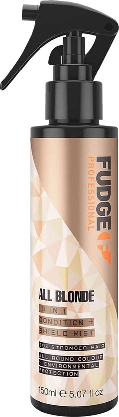 Fudge - All Blonde 10 in 1 Condition Shield Mist - Leave-in spray voor  blond haar - 150 ml | bol