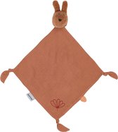 Nattou Konijn Bonnie - Knuffeldoekje Doudou Tetra - 30x30 cm - Oranje