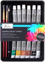 Aquarel  Kunst Set - 16 Delig | Aquarelle Art Set - 16 Pieces Uitdeelcadeautjes