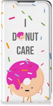 Bookcase met Quotes Geschikt voor Samsung Galaxy S22 Smartphone Hoesje Cadeautjes voor Meisjes Donut