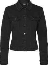 Vero Moda Jas Vmtine Ls Slim Denim Jacket Mix Ga Noos 10248564 Black Denim Dames Maat - XL