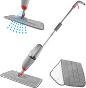 Vloerwisser - vloerwisser met steel -vloerwisser met spray - Mop - Dweil - 38 cm wisbreedte