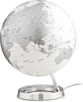 Atmosphere NR-0331F7NS-GB Globe Bright Chrome 30cm Diameter Kunststof Voet Engelstalig