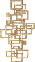 Wanddecoratie | metaal | goud | 152x6x (h)85 cm