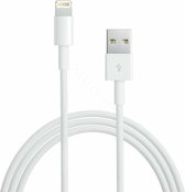 Iphone kabel 1 meter wit - Geschikt voor Apple Lightning kabel