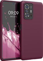 kwmobile telefoonhoesje geschikt voor Xiaomi 11T / 11T Pro - Hoesje voor smartphone - Back cover in bordeaux-violet