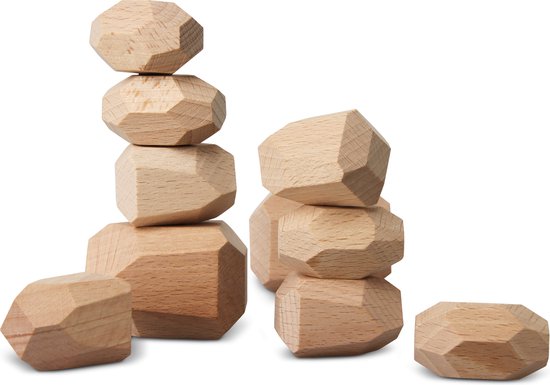 Sensori Montessori blokken | Houten Speelgoed | Stapel blokken | Educatief  speelgoed |... | bol.com