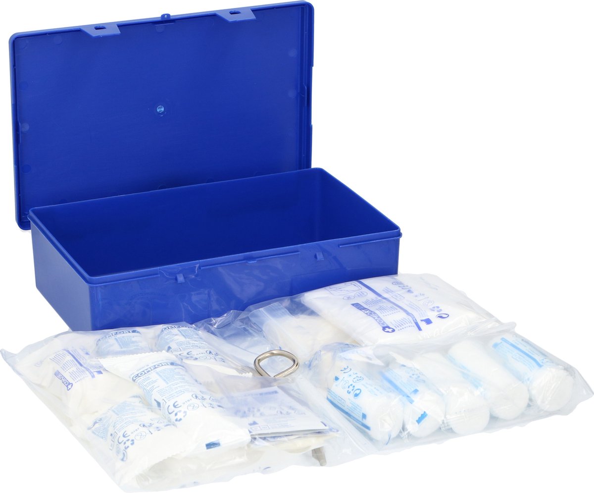 Goedkoopste Comfort Aid Verbanddoos - 41-delige EHBO-kit - Voor Thuis/Auto/Vakantie