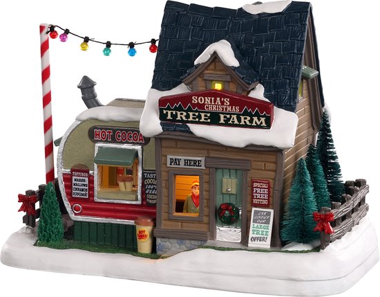 Lemax - Sonia's Tree Farm, B/o Led - Kersthuisjes & Kerstdorpen