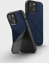 Uniq Hoesje Geschikt voor iPhone 13 - Uniq Transforma Backcover MagSafe - blauw