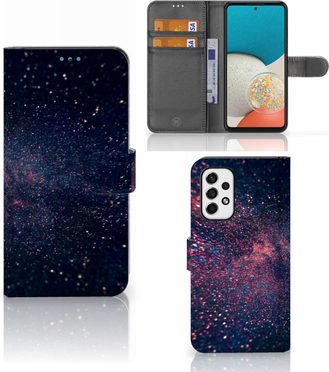 Samsung Galaxy A53 Book Case Stars