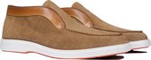 Santoni InstapSchoen Beige Beige  - Maat 43 - Heren - Lente/Zomer Collectie - Leer