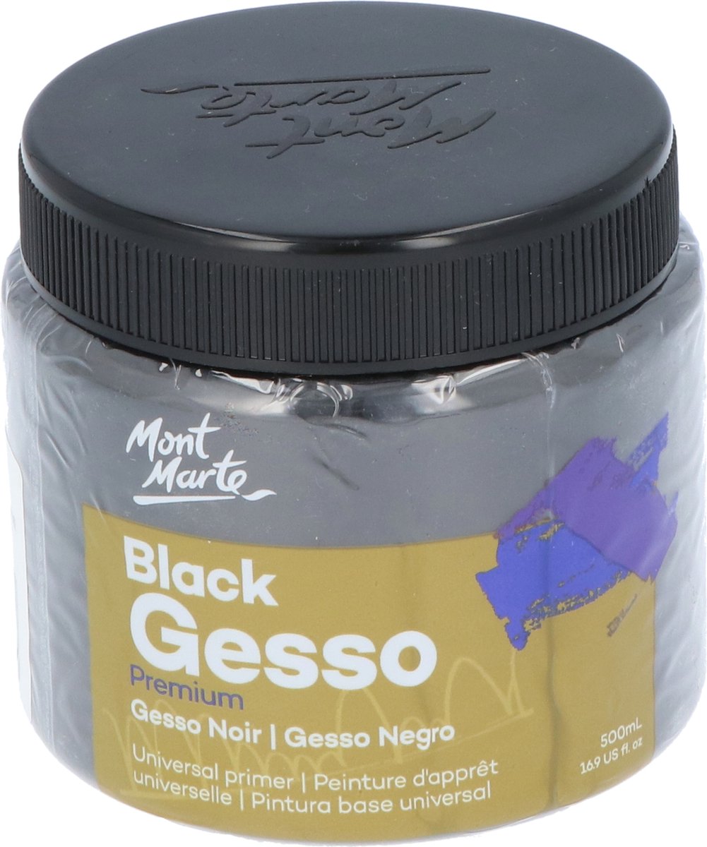 Mont Marte Gesso Tub Black 500ml