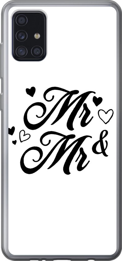 Coque Samsung Galaxy A52 5G - Marié - Mariage - Citation - Siliconen